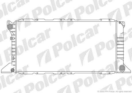 Радіатори охолодження Polcar 324608-4