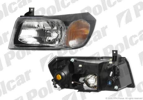 Фара основная левая H4, P21/5W, W5W Polcar 3247095T