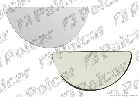Стекло зеркала наружного левый Polcar 3247548E