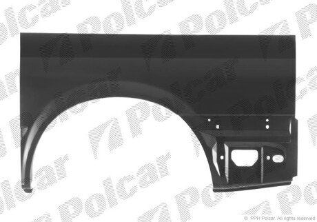Крыло заднее правое Polcar 324784-6