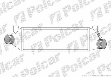 Радіатори повітря (Інтеркулери) Polcar 3247J8-3