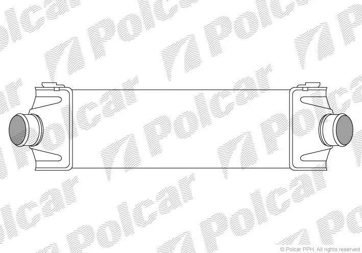 Радіатори повітря (Інтеркулери) Polcar 3248J8-1 (фото 1)
