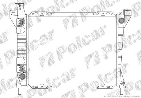 Радіатори охолодження Polcar 325508-1