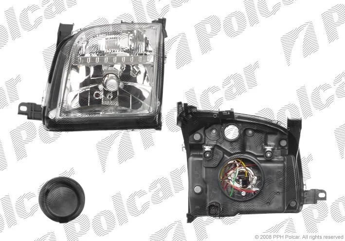 Фара основная правая H4, PY21W, W5W Polcar 325710-E (фото 1)