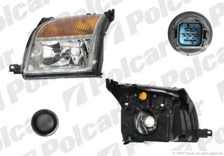 Фара основная Polcar 325809-H