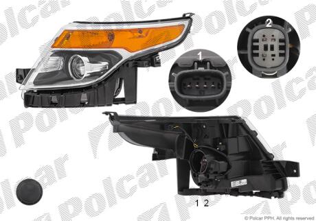 Фара основная Polcar 3277100