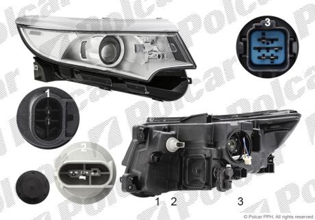 Фара основна Polcar 3278102E