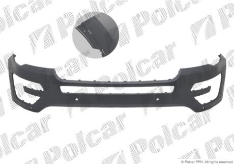 Бампер передній Polcar 327907-1