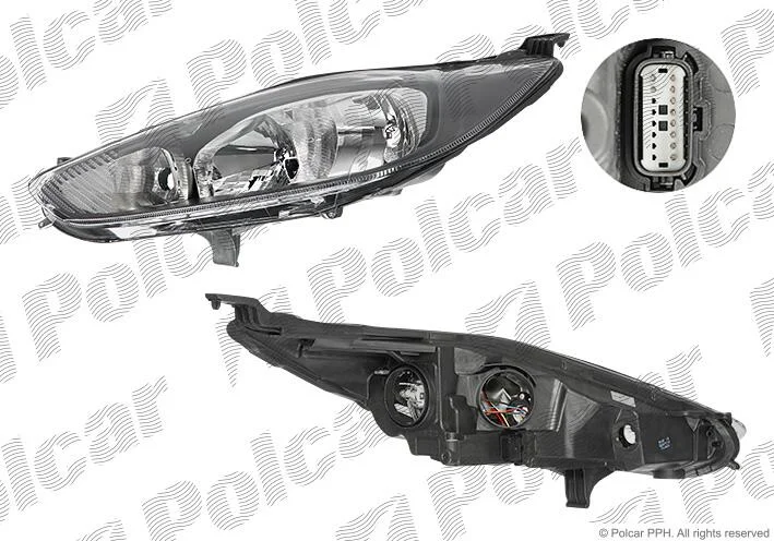 Фара основна права H15, H7, PY21W, W5W Polcar 32B110-XUA (фото 1)