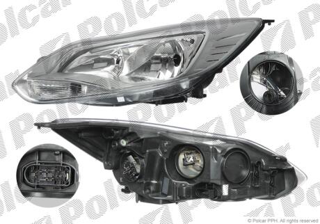 Фара основная Polcar 32C1090E