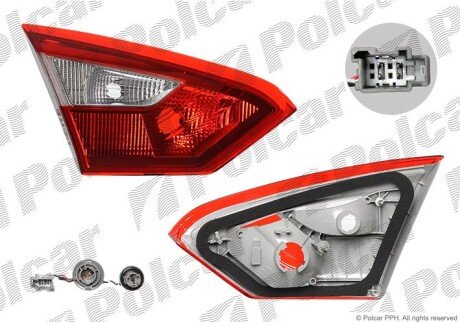 Фонарь задний справа внутренний Polcar 32C1883T