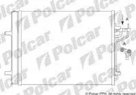 Радиатор кондиционера (Конденсатор) с осушителем Polcar 32C1K83X
