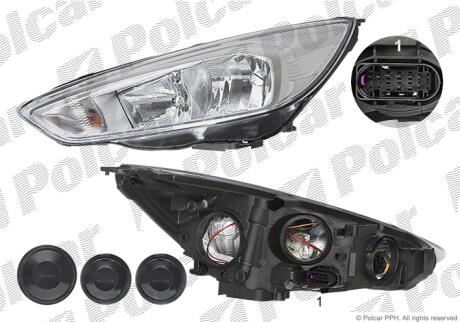Фара основная Polcar 32C210CE