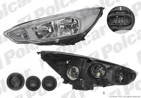 Фара основная Polcar 32C210-E