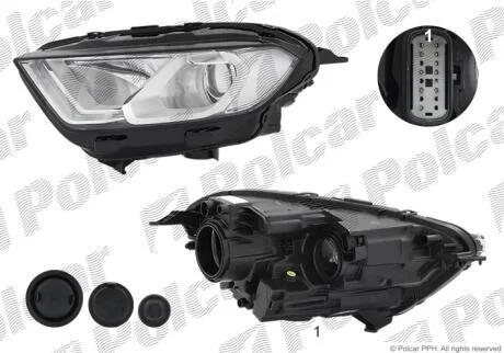 Фара основна Polcar 32L209-E