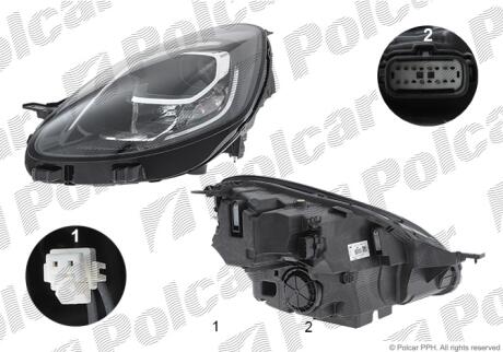 Фара основная Polcar 32L3101V