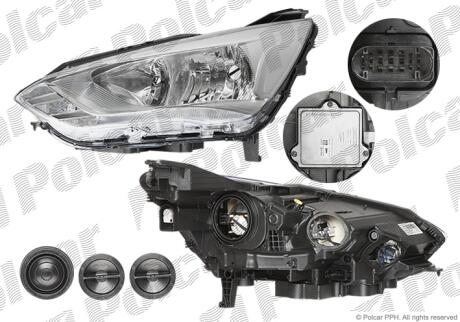 Фара основная левая H1, H7, LED Polcar 32M2091V