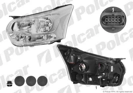 Фара основна Polcar 32N2095E