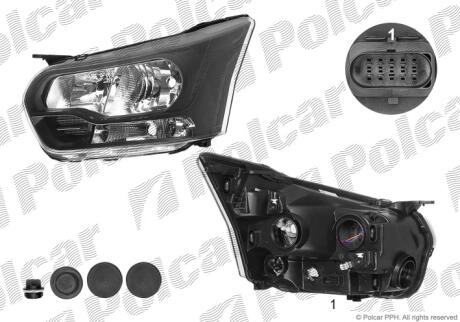 Фара основна Polcar 32N2096E