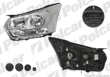 Фара основная Polcar 32N2101E