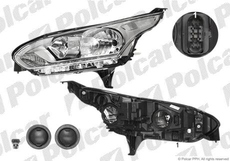 Фара основная Polcar 32U2094E