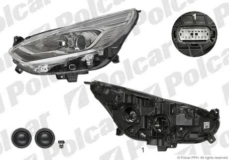 Фара основная Polcar 32V1101V
