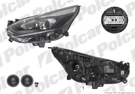 Фара основная Polcar 32V1105V
