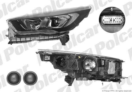 Фара основная Polcar 32X3098V