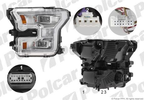 Фара основная Polcar 32Z1091