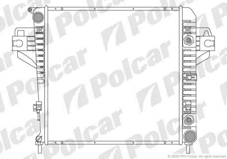 Радіатори охолодження Polcar 341008-1