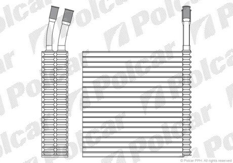 Випарник кондиціонера Polcar 3410P8-1