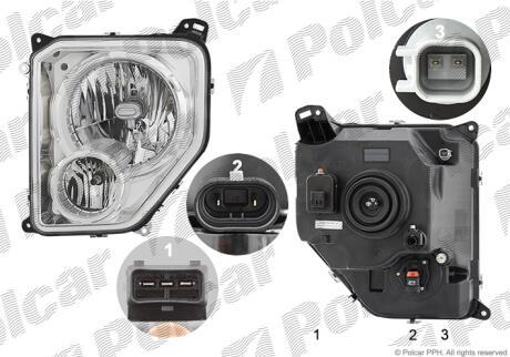 Фара основная Polcar 341109-X