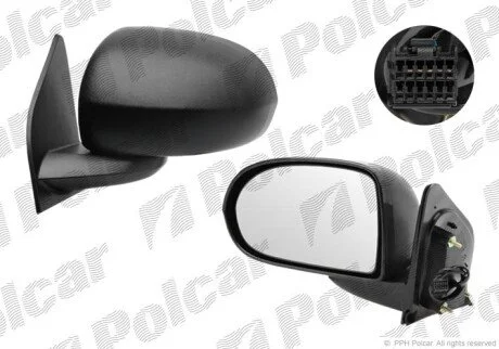 Дзеркало зовнішнє правий Polcar 341552