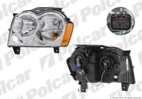 Фара основная Polcar 343010-1