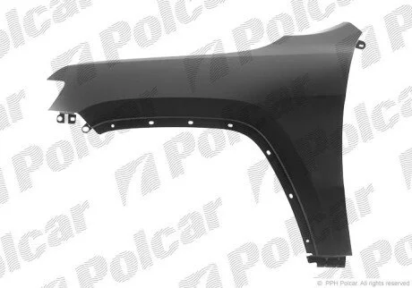 Крило спереду праворуч Polcar 343102