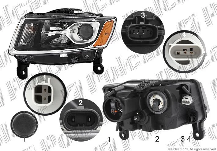 Фара основная Polcar 34T110 (фото 1)