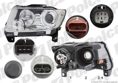 Фара основна Polcar 34X109-E