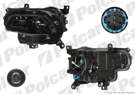 Фара основная Polcar 34X210