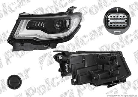 Фара основная Polcar 34X309-E