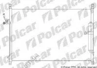 Радіатор кондиціонера (Конденсатор) з осушувачем Polcar 3530K8C1 (фото 1)
