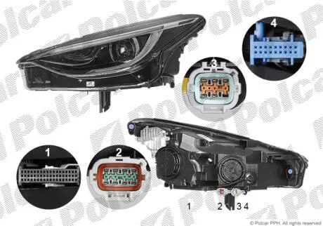 Фара основная Polcar 35C1101V