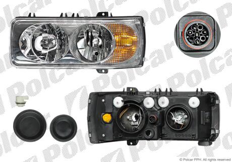 Фара основная Polcar 3632100E