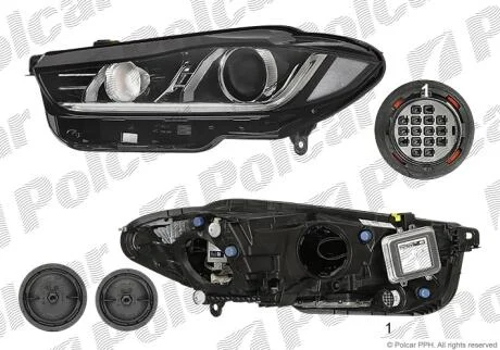 Фара основна Polcar 37D1091H