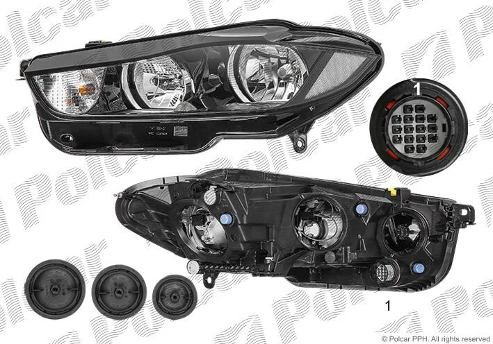 Фара основна Polcar 37D110-H (фото 1)