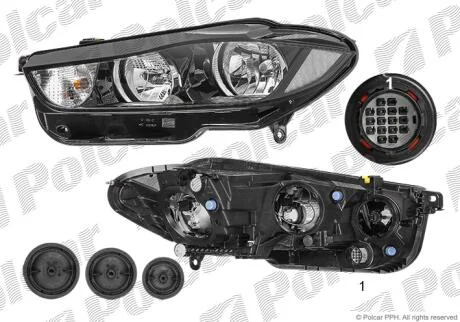 Фара основна Polcar 37D110-H