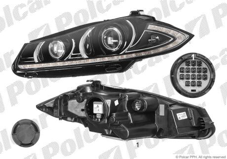 Фара основная Polcar 37E109-X