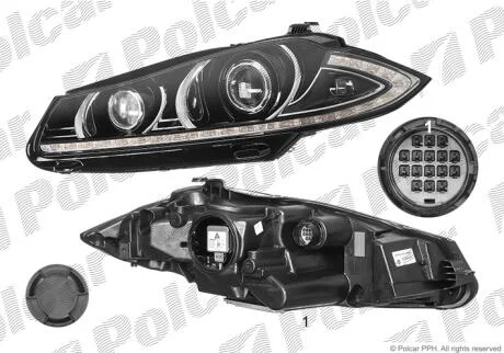 Фара основна Polcar 37E109-X