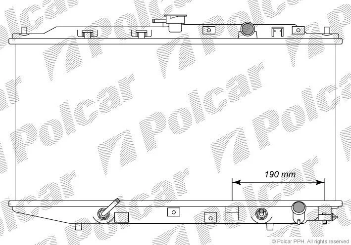 Радіатори охолодження Polcar 380508-1 (фото 1)
