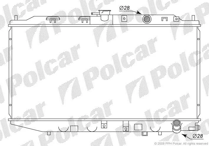 Радіатори охолодження Polcar 380508-3 (фото 1)