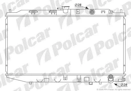 Радіатори охолодження Polcar 380508-3